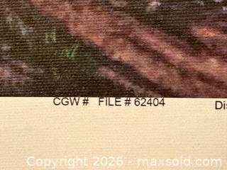 MaxSold Auction: I See The Light Tangled Thomas Kinkade Studios Print on Canvas Disney - Cupertino (California, USA) SELLER MANAGED Downsizing Online Auction - Rollingdell Drive (CONDO)