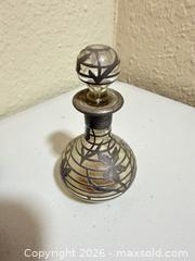 MaxSold Auction: Lot of 3 Small Vintage-Style Glass Perfume Bottles with Stoppers - Cupertino (California, USA) SELLER MANAGED Downsizing Online Auction - Rollingdell Drive (CONDO)