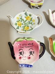 MaxSold Auction: Porcelain Novelty Face Tea Bag Holders, Multi-Color, Made in Japan (8) - Cupertino (California, USA) SELLER MANAGED Downsizing Online Auction - Rollingdell Drive (CONDO)