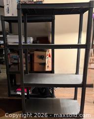 MaxSold Auction: Set of 2 Sterilite 4-Shelf Unit Storage Racks - Cupertino (California, USA) SELLER MANAGED Downsizing Online Auction - Rollingdell Drive (CONDO)