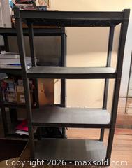 MaxSold Auction: Set of 2 Sterilite 4-Shelf Unit Storage Racks - Cupertino (California, USA) SELLER MANAGED Downsizing Online Auction - Rollingdell Drive (CONDO)
