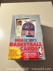 MaxSold Auction: 1989 NBA Hoops 36-Count Box (Sealed Packs Inside) - Wake Forest (North Carolina, USA) SELLER MANAGED Downsizing Online Auction -  Marbank Street
