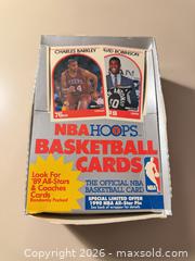 MaxSold Auction: 1989 NBA Hoops Trading Cards Box (approx. 36-count) - Wake Forest (North Carolina, USA) SELLER MANAGED Downsizing Online Auction -  Marbank Street