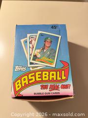 MaxSold Auction: 1989 Topps Wax Card Packs - 36 Packs - Wake Forest (North Carolina, USA) PARTNER MANAGED Downsizing Online Auction -  Marbank Street