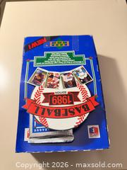 MaxSold Auction: 1989 Upper Deck Baseball Card Box with Sealed Packs - Wake Forest (North Carolina, USA) SELLER MANAGED Downsizing Online Auction -  Marbank Street