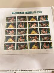 MaxSold Auction: 1990s Stamp Sheet and Baseball Cards - Wake Forest (North Carolina, USA) SELLER MANAGED Downsizing Online Auction -  Marbank Street