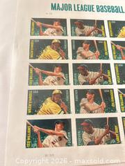 MaxSold Auction: 1990s Stamp Sheet and Baseball Cards - Wake Forest (North Carolina, USA) SELLER MANAGED Downsizing Online Auction -  Marbank Street