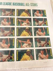 MaxSold Auction: 1990s Stamp Sheet and Baseball Cards - Wake Forest (North Carolina, USA) SELLER MANAGED Downsizing Online Auction -  Marbank Street