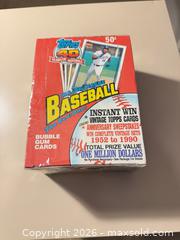 MaxSold Auction: 1991 Topps 40th Anniversary Wax Box - Wake Forest (North Carolina, USA) SELLER MANAGED Downsizing Online Auction -  Marbank Street