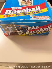 MaxSold Auction: 1992 Topps MLB Wax Packs Display Box — 24 Sealed Packs (15/pack) - Wake Forest (North Carolina, USA) SELLER MANAGED Downsizing Online Auction -  Marbank Street