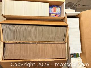 MaxSold Auction: Baseball Trading Cards — Topps & Mixed 1980s–1990s, Several Thousand - Wake Forest (North Carolina, USA) SELLER MANAGED Downsizing Online Auction -  Marbank Street