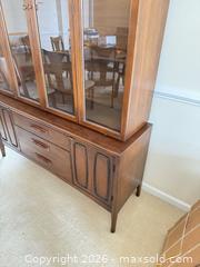 MaxSold Auction: Broyhill Mid-Century Walnut China Cabinet Hutch - Wake Forest (North Carolina, USA) SELLER MANAGED Downsizing Online Auction -  Marbank Street