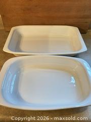 MaxSold Auction: CorningWare Blue Cornflower 2 Roasters + 10" Skillet - Wake Forest (North Carolina, USA) PARTNER MANAGED Downsizing Online Auction -  Marbank Street