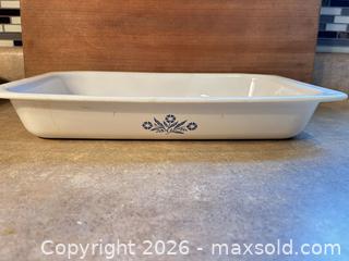 MaxSold Auction: CorningWare Blue Cornflower 2 Roasters + 10" Skillet - Wake Forest (North Carolina, USA) PARTNER MANAGED Downsizing Online Auction -  Marbank Street