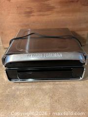 MaxSold Auction: George Foreman Stainless Steel Electric Contact Grill - Wake Forest (North Carolina, USA) SELLER MANAGED Downsizing Online Auction -  Marbank Street