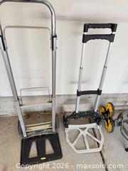 MaxSold Auction: Lot of 4 Folding Hand Trucks / Dollies - Wake Forest (North Carolina, USA) SELLER MANAGED Downsizing Online Auction -  Marbank Street