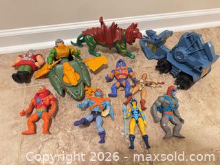 MaxSold Auction: Mattel Masters of the Universe 1980s Figures, Battle Cat & Wind Raider - Wake Forest (North Carolina, USA) SELLER MANAGED Downsizing Online Auction -  Marbank Street