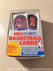 MaxSold Auction: NBA Hoops 1989/1990 Box with Individual Packs - Wake Forest (North Carolina, USA) SELLER MANAGED Downsizing Online Auction -  Marbank Street