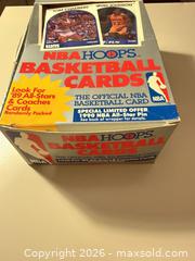MaxSold Auction: NBA Hoops 1989/1990 Box with Individual Packs - Wake Forest (North Carolina, USA) SELLER MANAGED Downsizing Online Auction -  Marbank Street