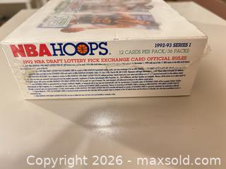 MaxSold Auction: NBA Hoops 1992-93 Series I Hobby Factory Box - Wake Forest (North Carolina, USA) PARTNER MANAGED Downsizing Online Auction -  Marbank Street