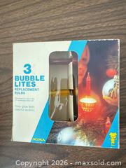 MaxSold Auction: Noma Bubble Light Bulbs  Multi-Color 3-Pack - Wake Forest (North Carolina, USA) PARTNER MANAGED Downsizing Online Auction -  Marbank Street