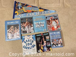 MaxSold Auction: North Carolina Tar Heels Magazines and "Return to the Top" Book (Lot) - Wake Forest (North Carolina, USA) SELLER MANAGED Downsizing Online Auction -  Marbank Street