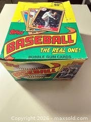 MaxSold Auction: Topps 1987 Baseball Box with Multiple Packs - Wake Forest (North Carolina, USA) PARTNER MANAGED Downsizing Online Auction -  Marbank Street