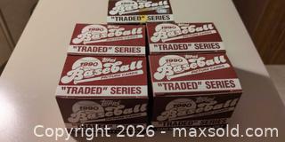 MaxSold Auction: Topps 1990s Traded Series Baseball Card Boxes (5) - Wake Forest (North Carolina, USA) SELLER MANAGED Downsizing Online Auction -  Marbank Street