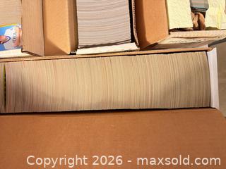 MaxSold Auction: Topps Loose Baseball Trading Cards — Thousands in Long Boxes - Wake Forest (North Carolina, USA) SELLER MANAGED Downsizing Online Auction -  Marbank Street