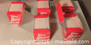 MaxSold Auction: Topps Traded Series Sports Trading Cards 1986 (5 Boxes) - Wake Forest (North Carolina, USA) SELLER MANAGED Downsizing Online Auction -  Marbank Street