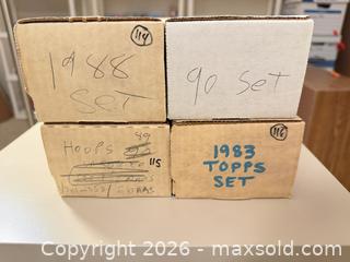 MaxSold Auction: Trading Card Lot — Topps, Hoops & Mixed Sets ~1000 - Wake Forest (North Carolina, USA) SELLER MANAGED Downsizing Online Auction -  Marbank Street