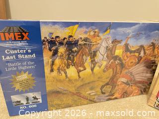 MaxSold Auction: Western Toy Figures: Custer's Last Stand & Geronimo Sets - Wake Forest (North Carolina, USA) PARTNER MANAGED Downsizing Online Auction -  Marbank Street