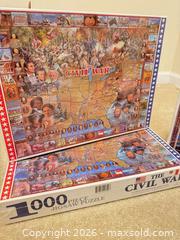 MaxSold Auction: White Mountain Puzzles Lot of 3 Historical & Landscape Jigsaw Puzzles - Wake Forest (North Carolina, USA) PARTNER MANAGED Downsizing Online Auction -  Marbank Street