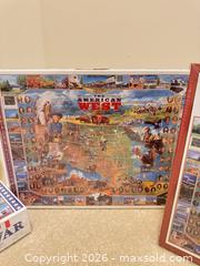 MaxSold Auction: White Mountain Puzzles Lot of 3 Historical & Landscape Jigsaw Puzzles - Wake Forest (North Carolina, USA) PARTNER MANAGED Downsizing Online Auction -  Marbank Street