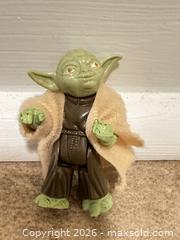 MaxSold Auction: Yoda Action Figure, Hong Kong Marked, Under 4 in - Wake Forest (North Carolina, USA) SELLER MANAGED Downsizing Online Auction -  Marbank Street