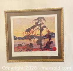 MaxSold Auction: Professionally framed and numbered print by Group of Seven artist Tom Thomson....."The Jack Pine" - St. Catharines (Ontario, Canada) SELLER MANAGED Estate Sale Online Auction - Leaside Drive (CONDO)