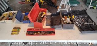 MaxSold Auction: Partial / Mixed Pieces - 5 tool cases with various contents  - St. Catharines (Ontario, Canada) SELLER MANAGED Downsizing Online Auction -  Brookbanks Drive
