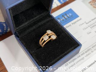MaxSold Auction: 18K Rose Gold Diamond Ring - Hamilton (Ontario, Canada) SELLER MANAGED Estate Sale Online Auction - Gertrude Street