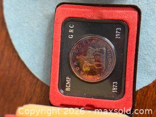 MaxSold Auction: 1973 $1 Royal Canadian Mounted Police Centennial - Silver Dollar - Hamilton (Ontario, Canada) SELLER MANAGED Estate Sale Online Auction - Gertrude Street