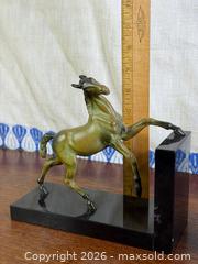 MaxSold Auction: Antique Bronze Horse Sculpture Bookends - Hamilton (Ontario, Canada) SELLER MANAGED Estate Sale Online Auction - Gertrude Street