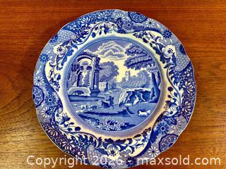 MaxSold Auction: Antique Copeland Spode Blue + White Dinner Plate - Hamilton (Ontario, Canada) SELLER MANAGED Estate Sale Online Auction - Gertrude Street