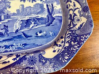 MaxSold Auction: Antique Copeland Spode's Italian Blue and White Platter  - Hamilton (Ontario, Canada) SELLER MANAGED Estate Sale Online Auction - Gertrude Street