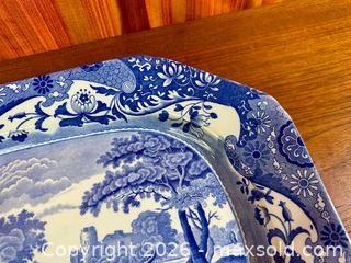 MaxSold Auction: Antique Copeland Spode's Italian Blue and White Platter  - Hamilton (Ontario, Canada) SELLER MANAGED Estate Sale Online Auction - Gertrude Street