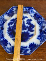 MaxSold Auction: Antique Flow Blue 'Well-and-Tree' Platter - Hamilton (Ontario, Canada) SELLER MANAGED Estate Sale Online Auction - Gertrude Street