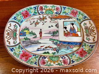 MaxSold Auction: Antique Japanese Export Ware Platter - Hamilton (Ontario, Canada) SELLER MANAGED Estate Sale Online Auction - Gertrude Street