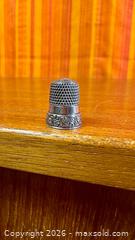 MaxSold Auction: Antique Sterling Silver Thimble - Hamilton (Ontario, Canada) SELLER MANAGED Estate Sale Online Auction - Gertrude Street