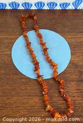 MaxSold Auction: Baltic Amber Chip Bead Necklace – Honey Cognac - Hamilton (Ontario, Canada) SELLER MANAGED Estate Sale Online Auction - Gertrude Street