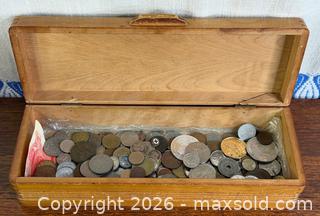 MaxSold Auction: Box of International Currency - Hamilton (Ontario, Canada) SELLER MANAGED Estate Sale Online Auction - Gertrude Street