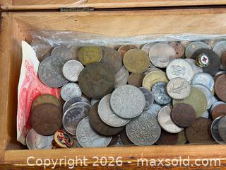 MaxSold Auction: Box of International Currency - Hamilton (Ontario, Canada) SELLER MANAGED Estate Sale Online Auction - Gertrude Street