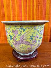 MaxSold Auction: Chinese Famille Rose Dragons Planter - Hamilton (Ontario, Canada) SELLER MANAGED Estate Sale Online Auction - Gertrude Street